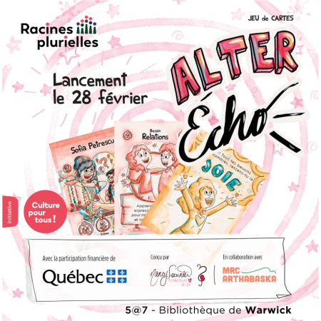 Lancement du jeu de cartes Alter Écho de Nancy Fournier