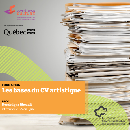 Les bases du CV artistique